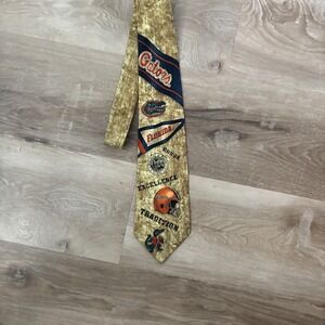 UF Gator Tie Necktie 100%silk‎